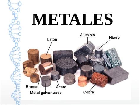 tipos de metales